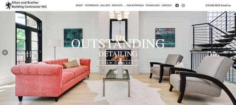 Ethan and Brother - Business Website